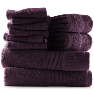 Ensemble de serviettes 100% coton ultra doux et absorbant Danni-Lee.