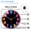 Horloge murale élégante en néon pour horloge murale 12 po