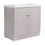 Meuble-lavabo sur pied 36 po avec lavabo en résine