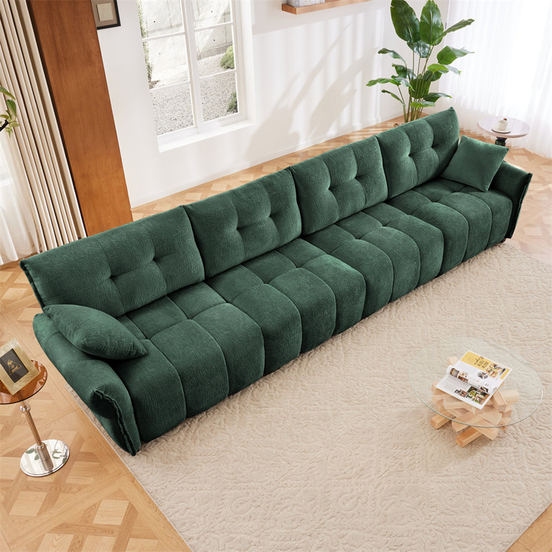 141.7" Sofa, Green