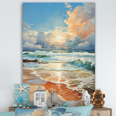 " Beach Photo Seaside Reflections VI "