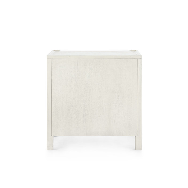 Sara 3-Drawer End Table, Sailcloth Sheen