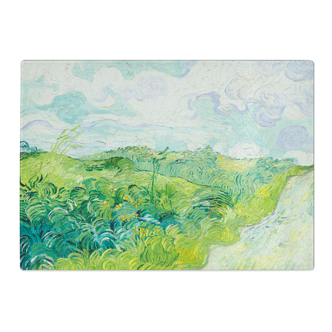 Wheat Fields by Vincent Van Gogh Chopping Board