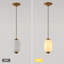 Luminaire suspendu cylindrique en verre 1 lumière-1674209966