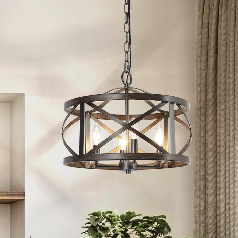 Lustre tambour à 4 lumières Ifill