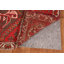 Tapis traditionnel rouge en laine à motif géométrique 4 x 5