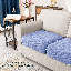 Housse pour causeuse à coussins carrés texturés-322053598