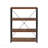 Oak & Black Finish Bookshelf