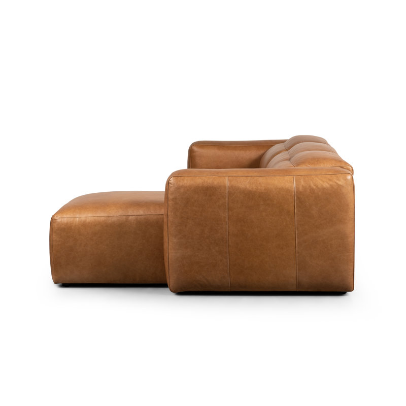 Radley Chaise Sectional, Right Hand Facing, Sonoma Butterscotch Top Grain Leather