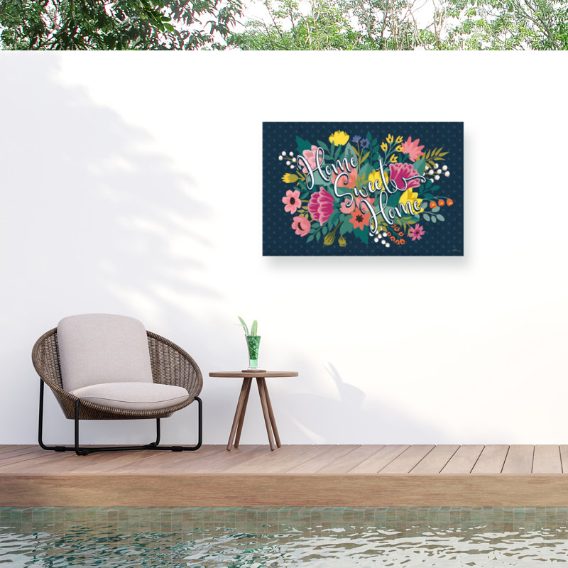 Toile d'extérieur Janelle Penner «Romantic Luxe XVII Pastel», H 30 po x l 47 po x P 1,5 po