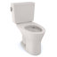 Toilette allongée deux pièces à double chasse TOTO® Drake® 1G® à double chasse 1,0 et 0,8 GPF Dynamax Tornado Flush® avec CEFIONTECT®, blanc colonial-40826804