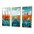Toile naturelle avec cadre flottant