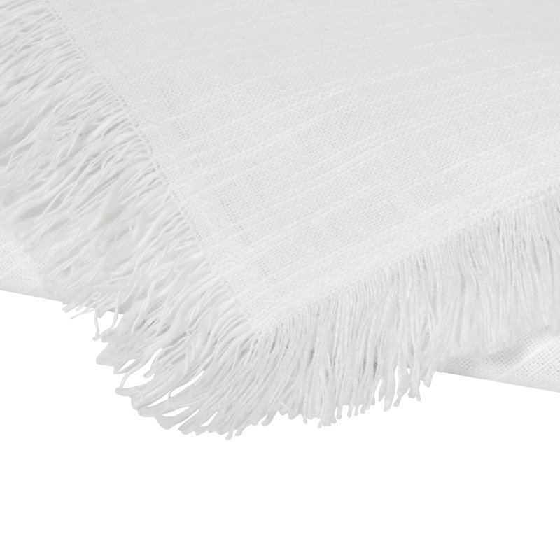 100% Cotton Solid Colour Varied Napkin, White