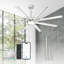 Ventilateur de plafond 84/96 pouces avec lumières et télécommande, avec 8 pales en aluminium, fonctionne avec Alexa-1682457886-1684958068
