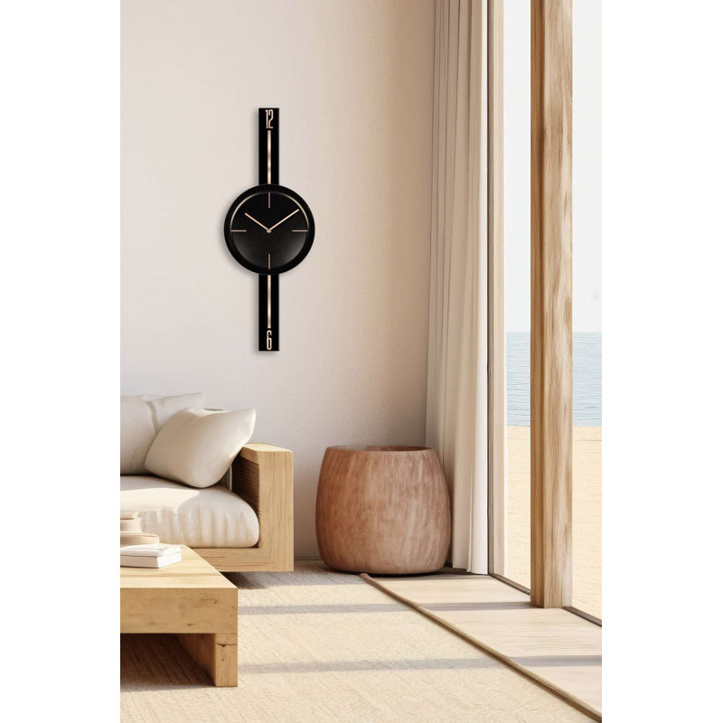 Horloge murale décorative, Noir