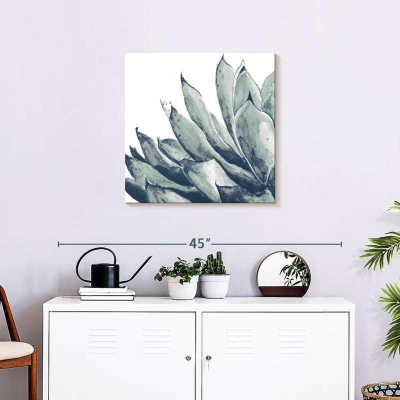 Harnek Blue Agave On White I