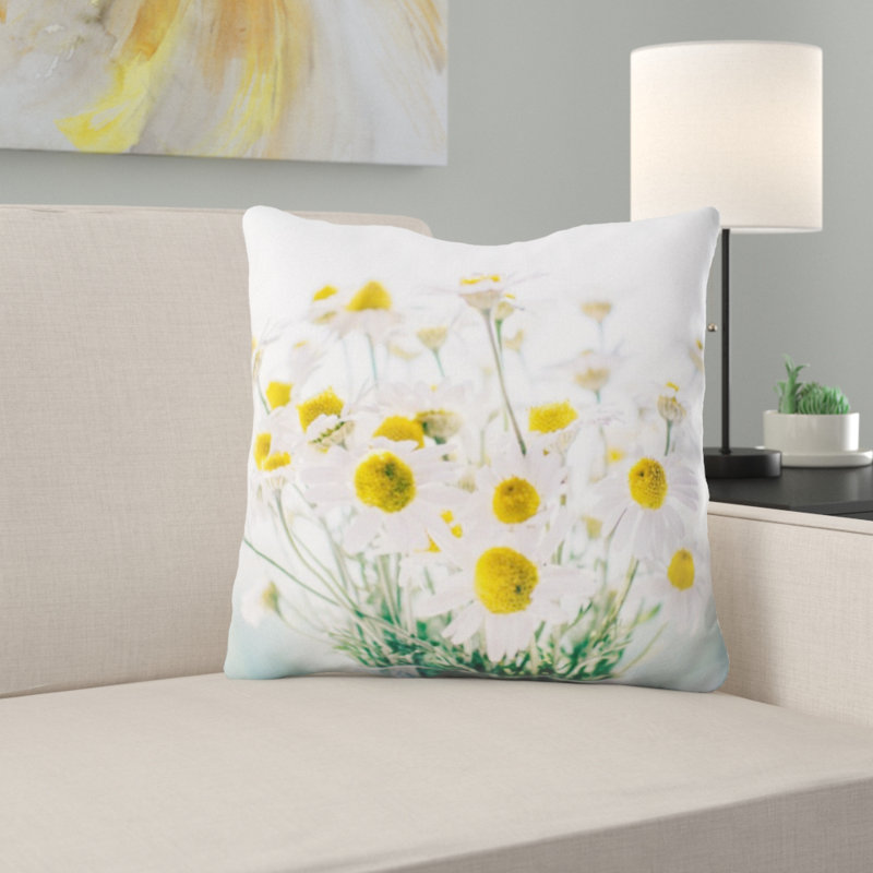 Coussin décoratif fleurs