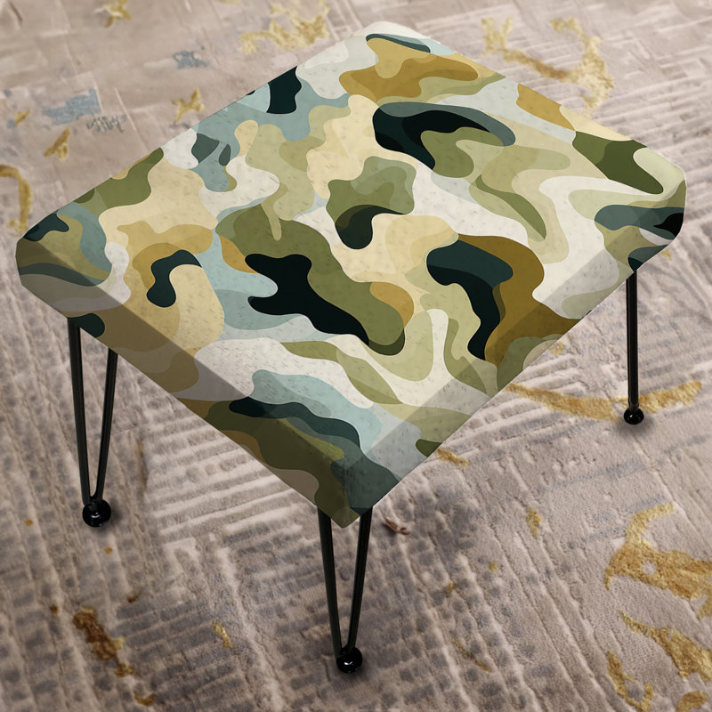 Repose-pieds rectangulaire Desert camouflage Desert Oasis