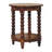 Solid Wood Spindle Round Side Table