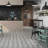 Petals 8.7" x 8.7" Patterned Matte Porcelain Floor and Wall Tile-64437187