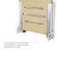Banc de douche pliable SlimLine