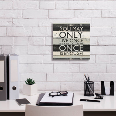 «Zephyr Quote 1» par Mike Schick, art mural sur toile