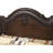 Rippy Upholstered Faux Leather Wingback Bed-27654861