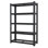 Heavy Duty 5 Metal Shelving Unit For Pantry, Retail, And Kitchen - 2000 Lbs Loading, Easy Assembly Adjustable Mesh Storage Rack With Capacity, Suitable Warehouse Black
