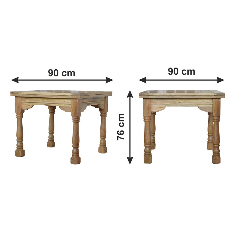 Terrell Extendable Solid Wood Dining Table