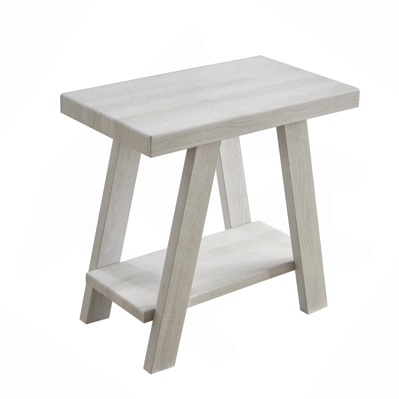 Table d'appoint Contemporary, Blanc, Blanc