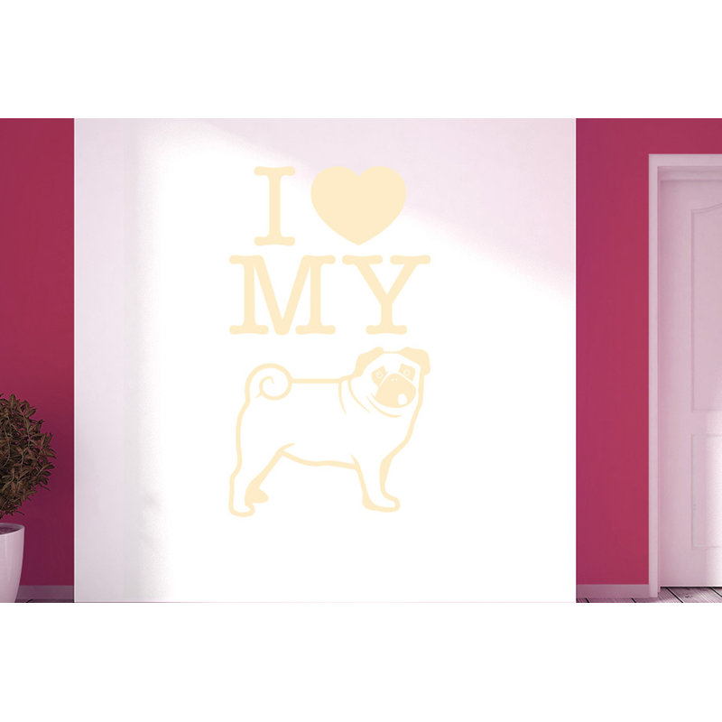 Animals Wall Decal, Beige, Medium