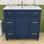Ensemble de meuble-lavabo simple autoportant avec lavabo en résine Patnaude Modern-2044026633