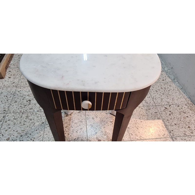 23.6'' Console Table, Dark Ebony