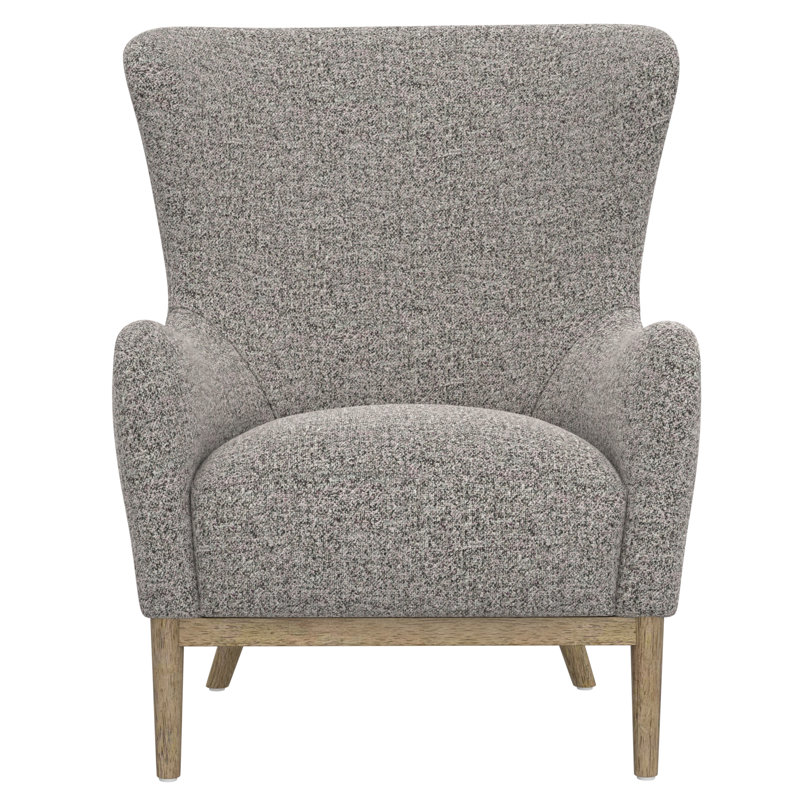 gray wingback accent chair, Gray