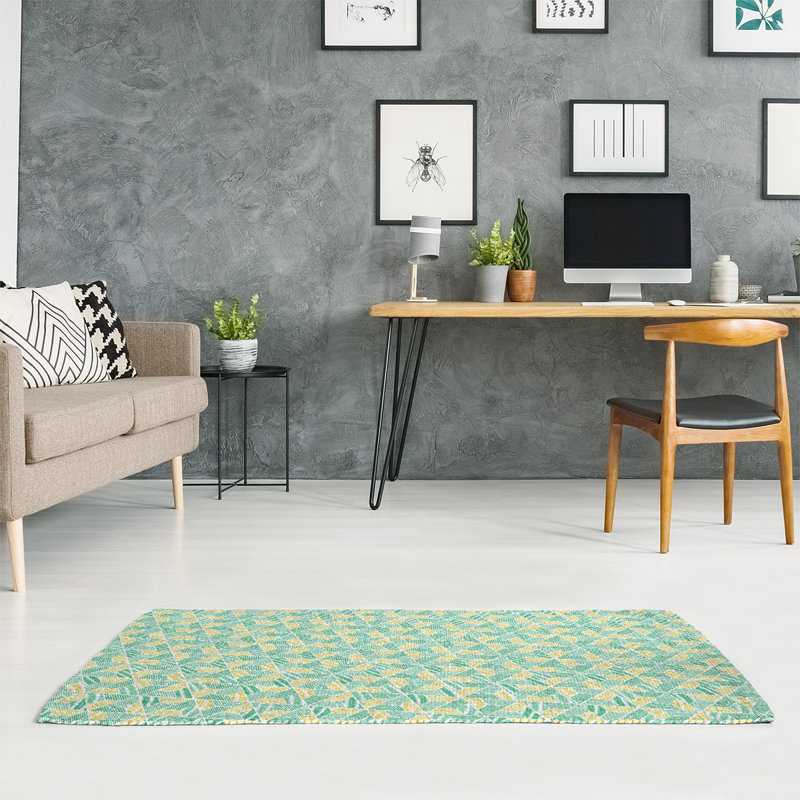 Chenille Geometric Indoor Rug, Rectangle 2' x 3'