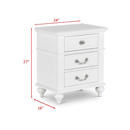 Willa Arlo Interiors Johanna Manufactured Wood + Solid Wood Nightstand 