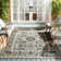 Charlton Home Floral Grey/Cream Area Rug