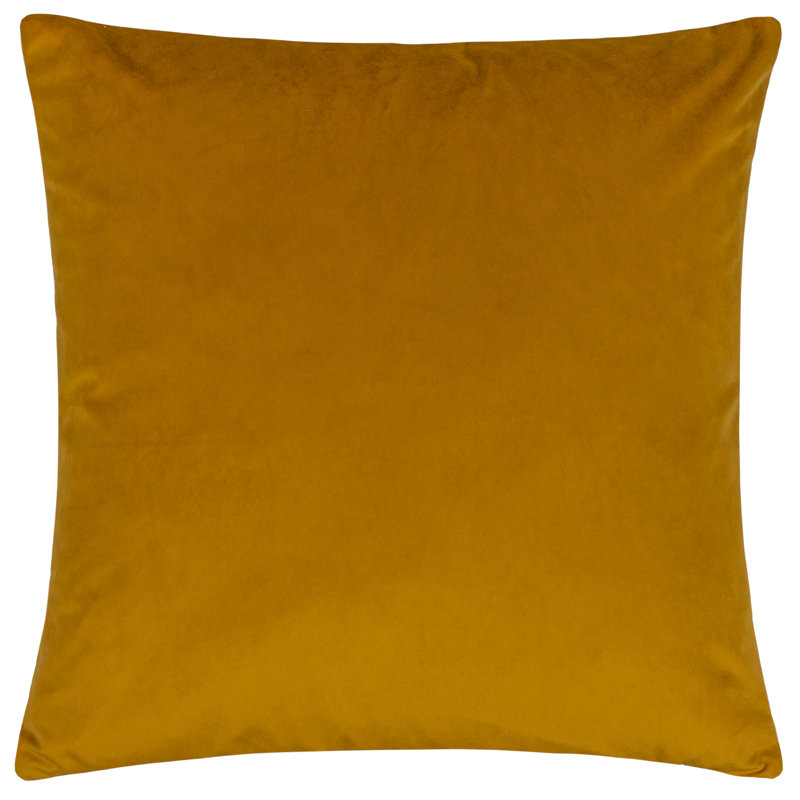 Floral Square Cushion, Emerald, Feather