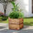 Galvanized Steel Metal Planter Box, Large Rectangular Planter Box with Drainage Holes, Modern Outdoor Planter Box for Indoor & Outdoor Use, Tall Plants, Flowers or Shrubs-1420004110-1430869426