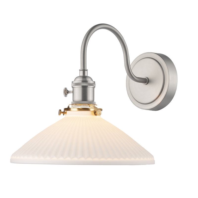 Wall Light, Antique Chrome