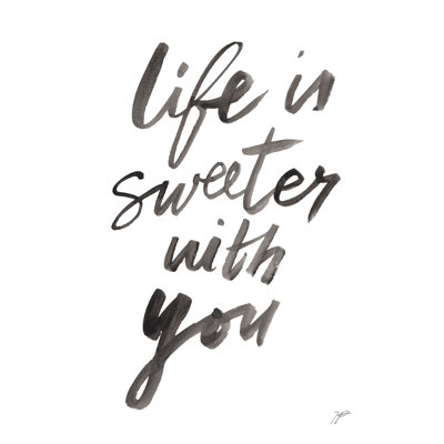 Life Is Sweeter by Karyn Panganiban - Wrapped Canvas Print