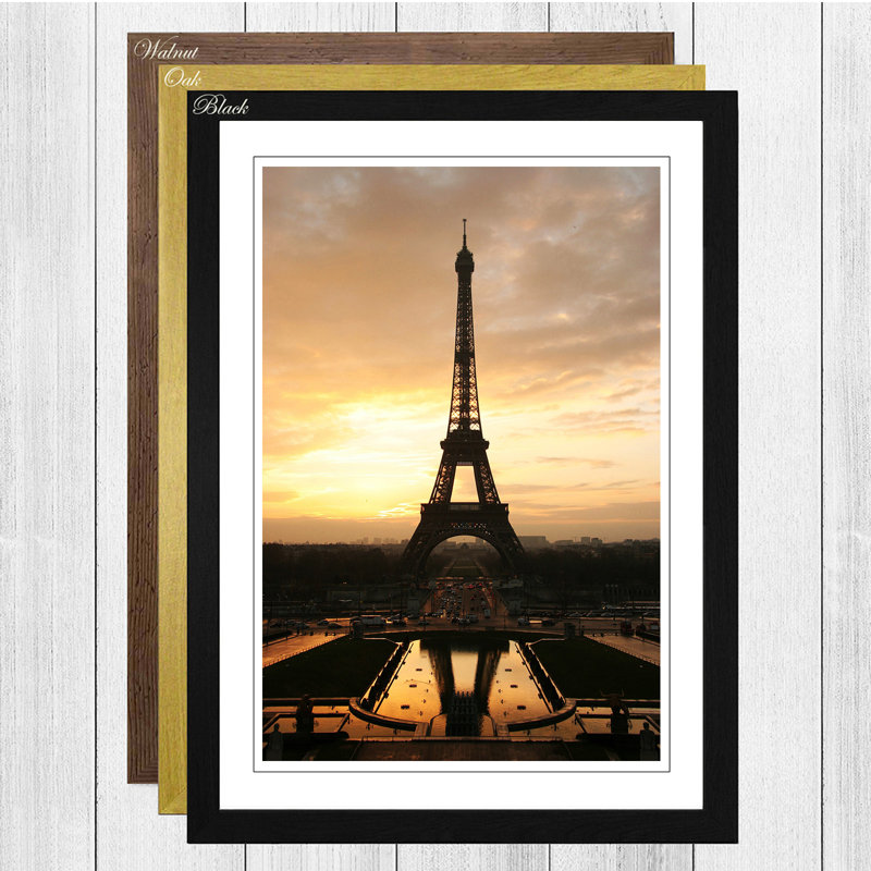 Single Picture Frame Print, Black