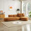 Canapé modulaire en velours Orby, canapé modulaire courbé Orby-134992084