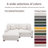 Milbrey 2-Piece Corduroy Modular Sectional with Pillow Back-2011520419-1947813341