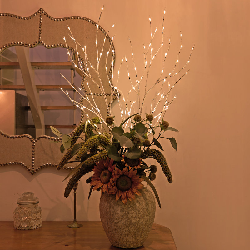 32'' LED Lighted Trees & Branches, White