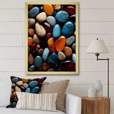 " Spiritual Stones Of Harmony I " Watercolor Print