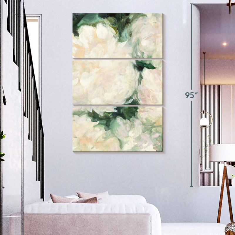 Harnek Blushing Summer I, 74" H x 48" W