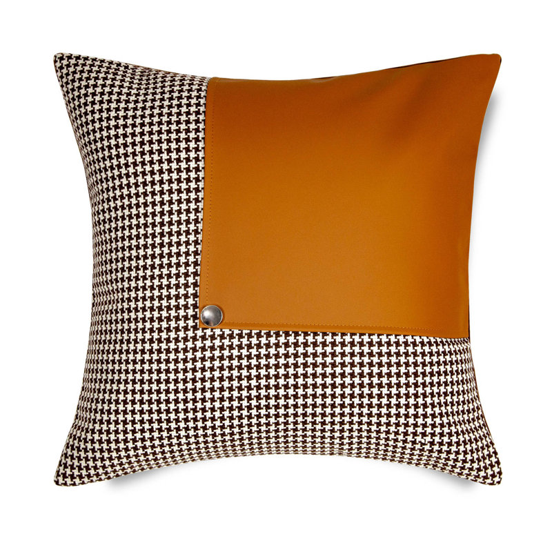 18'' Houndstooth Throw Pillow Cover