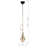 Adjustable Height Metal Body Single Pendant