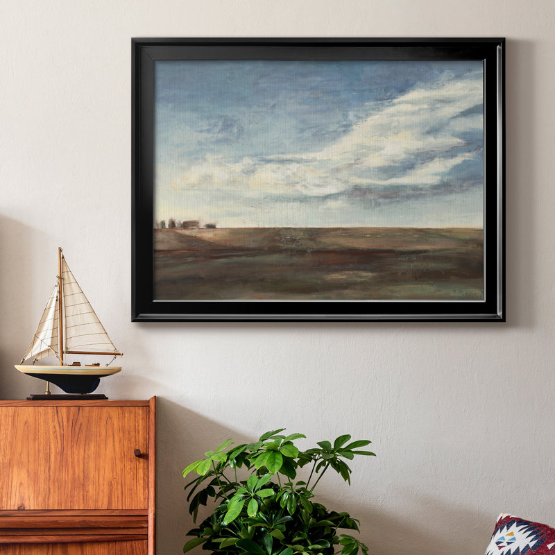 «Coming Storm», reproduction d'art sur papier encadré, H 22,5 po x l 30,5 po x P 1,5 po, Toile encadrée noire